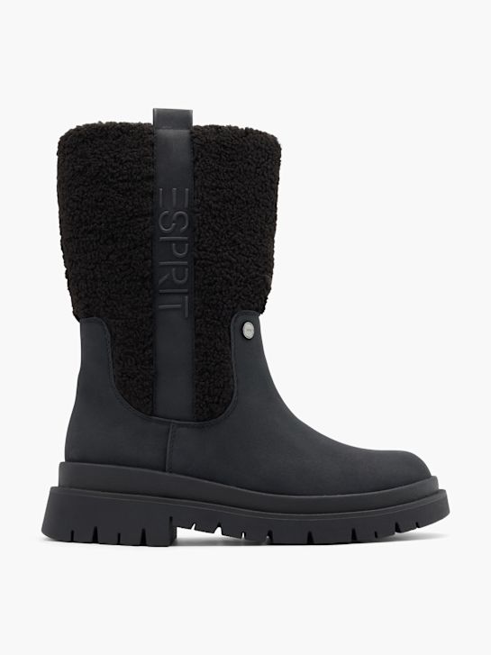 esprit ginocchio stivale alto nero deichmann