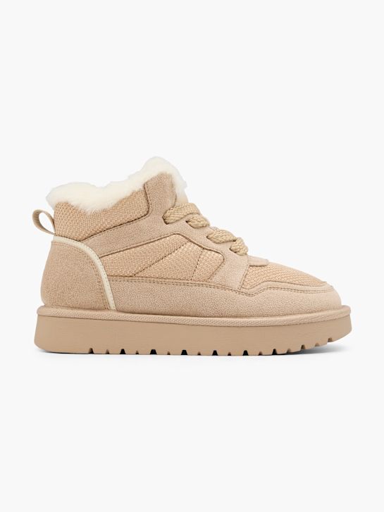 graceland lace-up boot beige deichmann