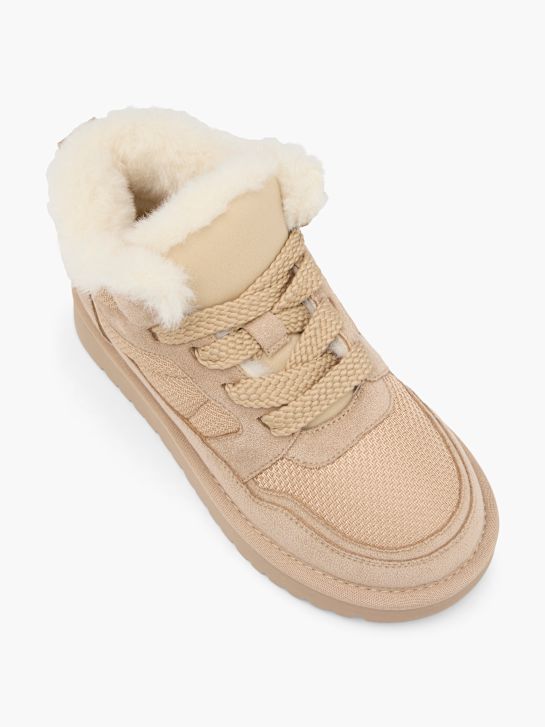 graceland lace-up boot beige deichmann
