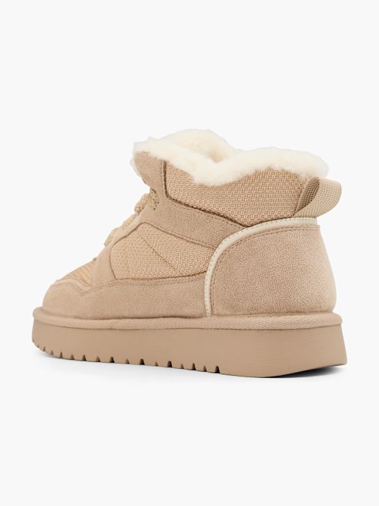 graceland lace-up boot beige deichmann