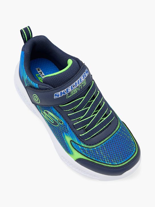 skechers cratere luci trainer blu deichmann
