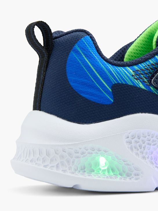 skechers cratere luci trainer blu deichmann