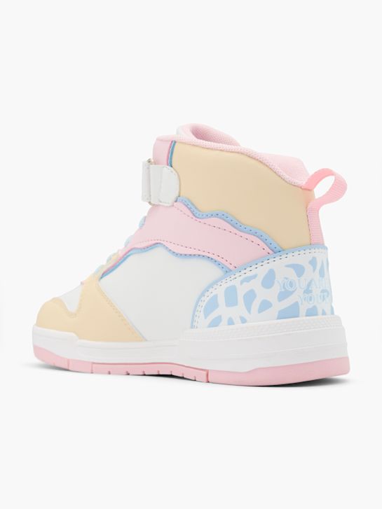 punto high top trainer giallo deichmann