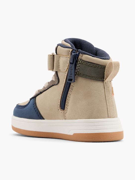 panca high top trainer beige deichmann