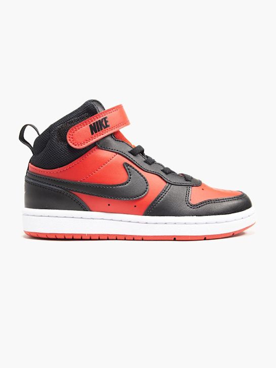 nike court borough mid 2 high top trainer red deichmann