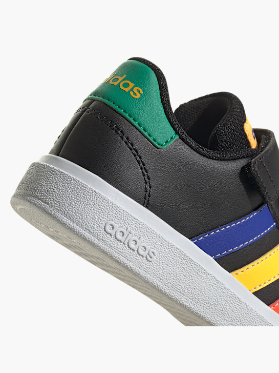 adidas grand court 2.0 el c trainer nero deichmann