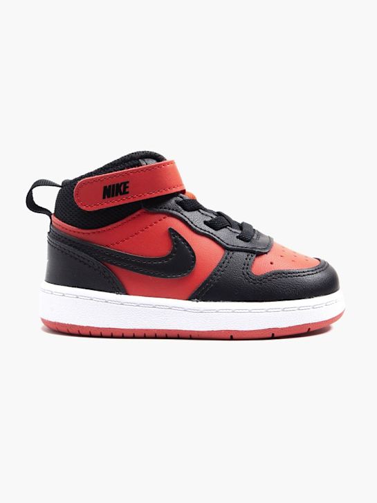 nike court borough mid 2 high top trainer red deichmann