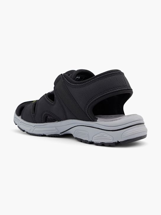 fila a piedi sandalo nero deichmann