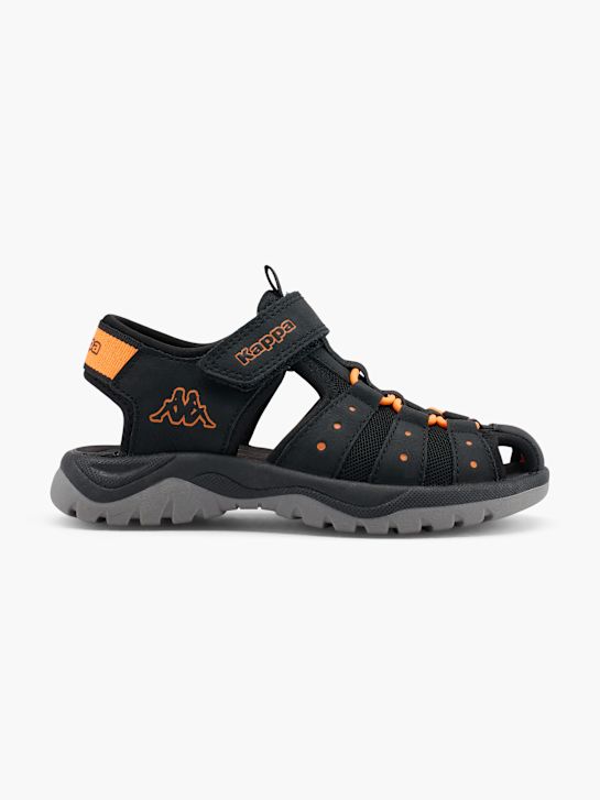 kappa a piedi sandalo nero deichmann