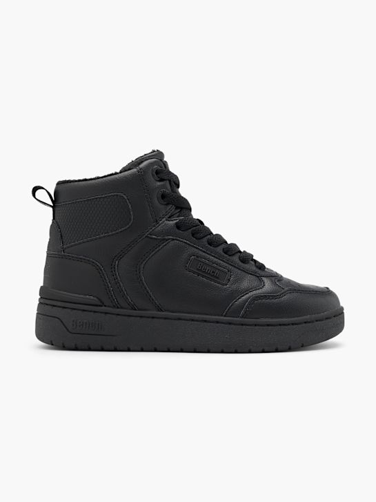 panca high top trainer nero deichmann