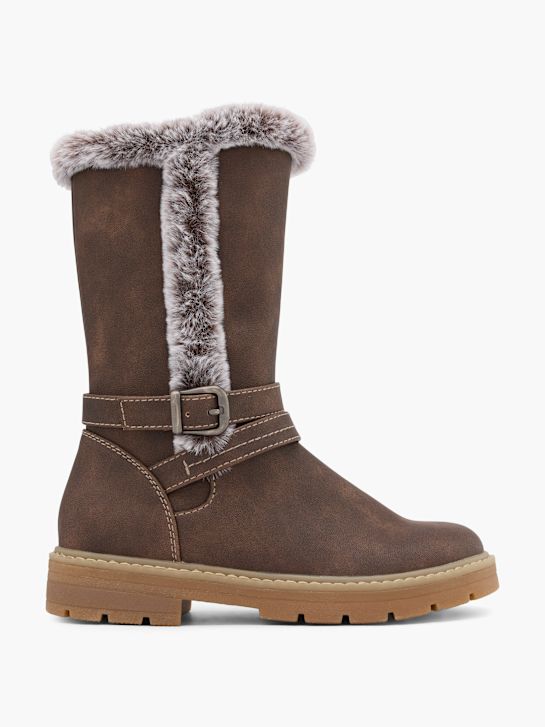 graceland knee high boot marrone deichmann