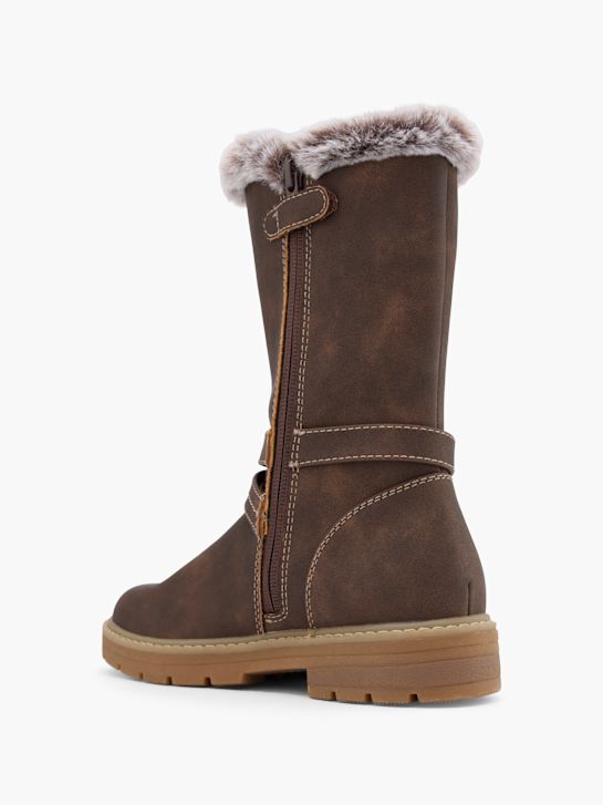 graceland knee high boot marrone deichmann