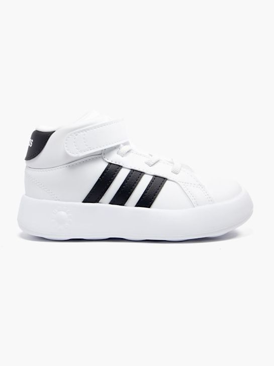 adidas grand court mid ho high top trainer bianco deichmann