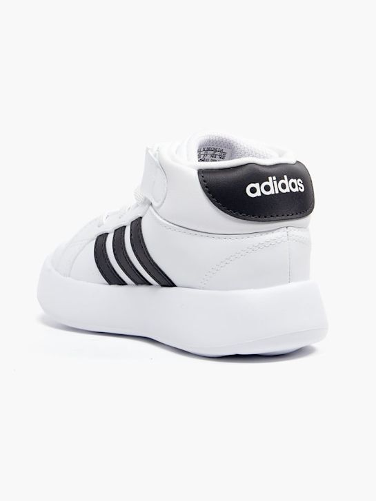 adidas grand court mid ho high top trainer bianco deichmann