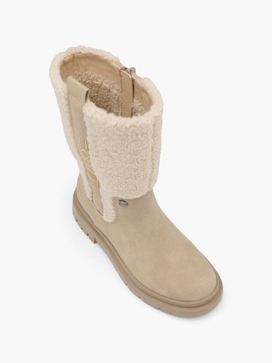 esprit knee high boot beige deichmann