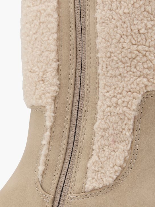 esprit knee high boot beige deichmann