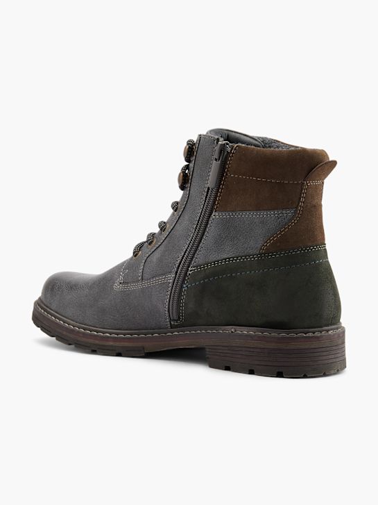 mustang stringate ankle boot in grigio deichmann