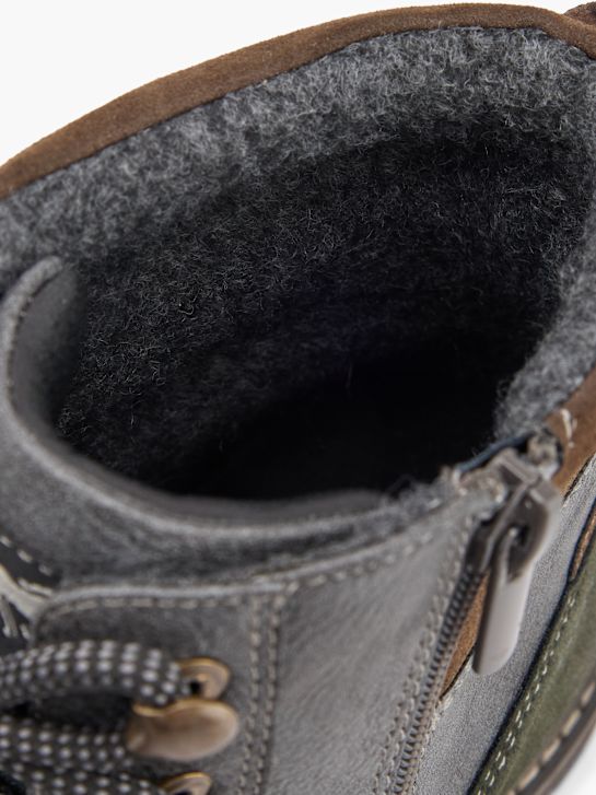 mustang stringate ankle boot in grigio deichmann