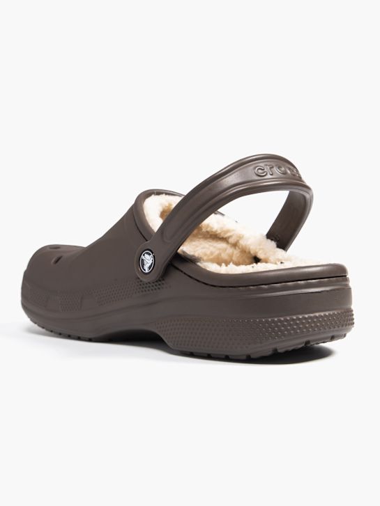 crocs baya lined clog marrone deichmann
