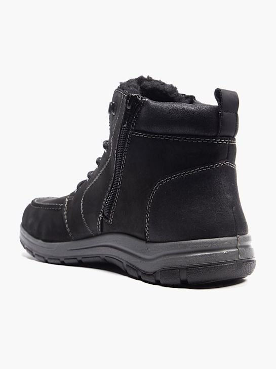 rieker lace-up boot black deichmann