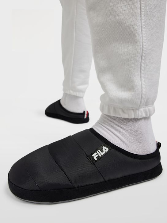 fila casa pantofola nero deichmann