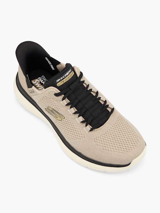 skechers flessione swift fit trainer beige deichmann