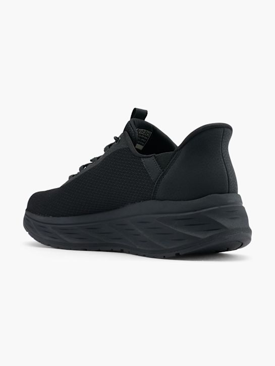skechers venture giro swift fit slip-on trainer nero deichmann