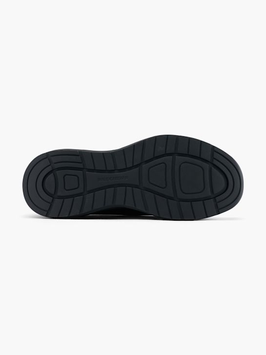 skechers venture giro swift fit slip-on trainer nero deichmann