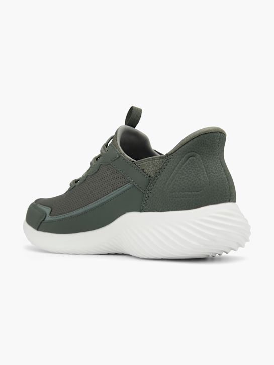 skechers bounder swift fit slip-on formatore oliva deichmann