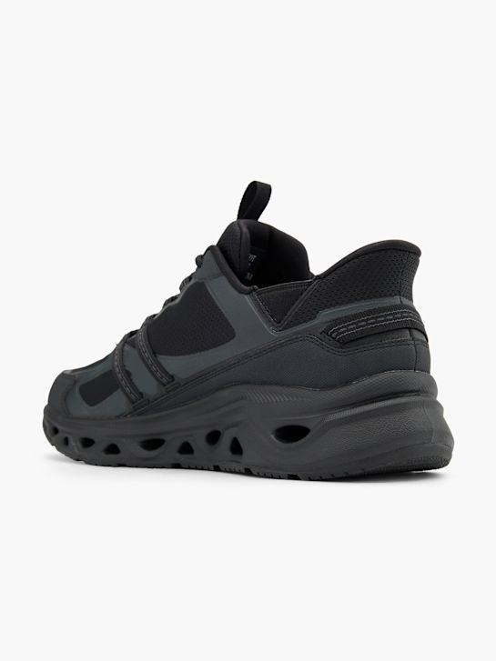 skechers swift fit slip-on trainer nero deichmann