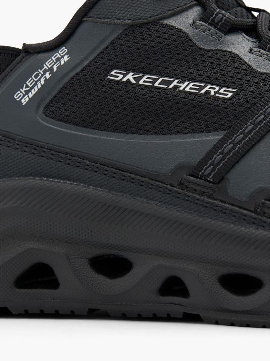 skechers swift fit slip-on trainer nero deichmann