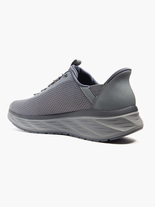 skechers venture giro swift fit slip-on trainer grigio deichmann
