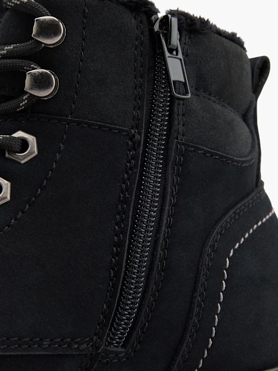 landrover lace-up boot black deichmann