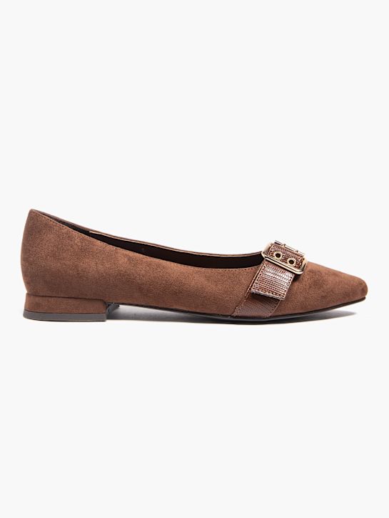 passerella balletto piatto marrone deichmann