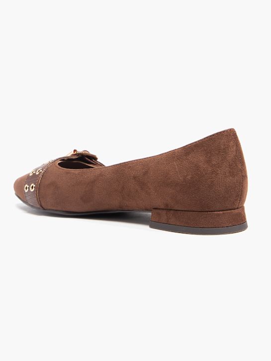 passerella balletto piatto marrone deichmann