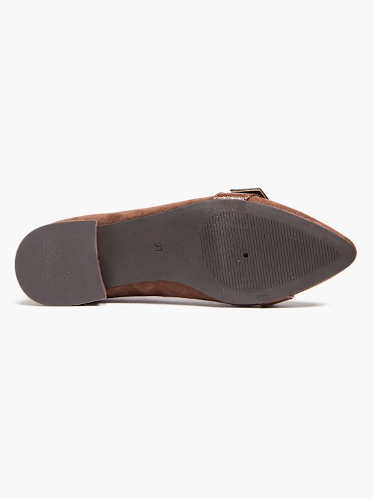 passerella balletto piatto marrone deichmann
