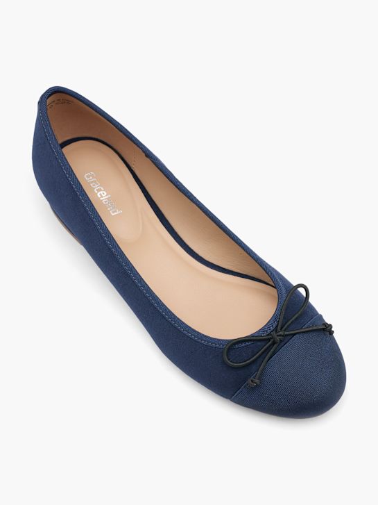 graceland balletto piatto blu scuro deichmann
