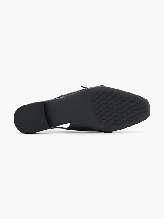 graceland slingback ballet flat black deichmann