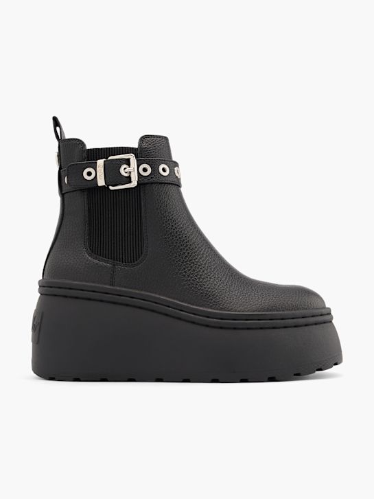 buffalo con tacco chelsea boot nero deichmann