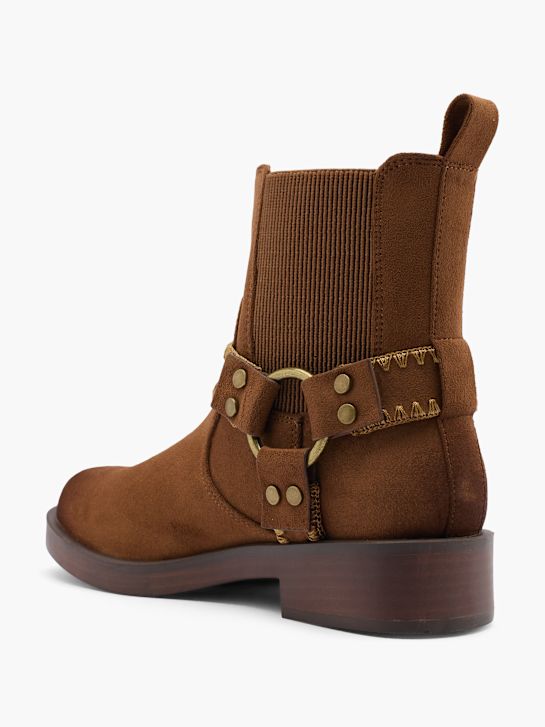 passerella con il tacco chelsea boot beige deichmann