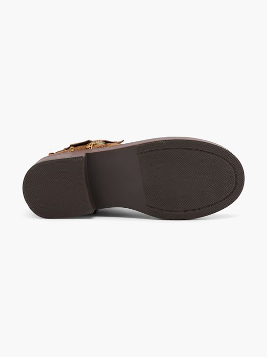 passerella con il tacco chelsea boot beige deichmann