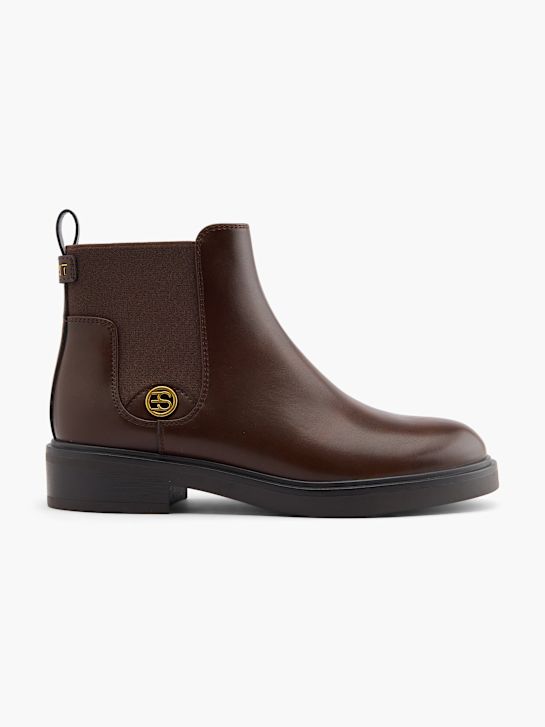 esprit con tacco chelsea boot marrone deichmann
