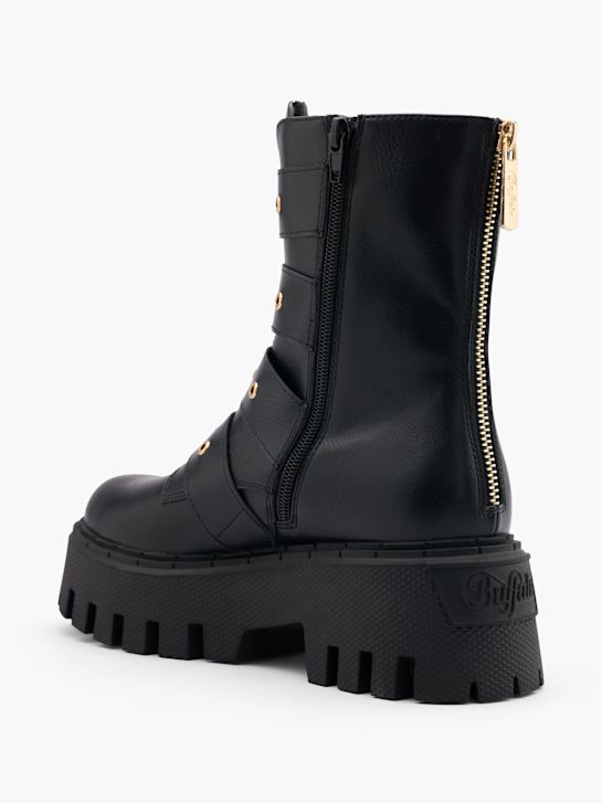 buffalo biker boot black deichmann
