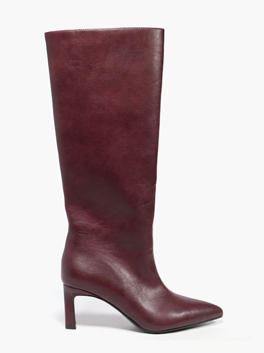 passerella knee high boot bordeaux deichmann