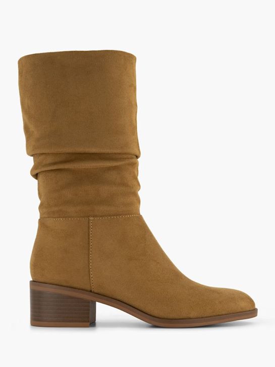graceland knee high boot marrone deichmann