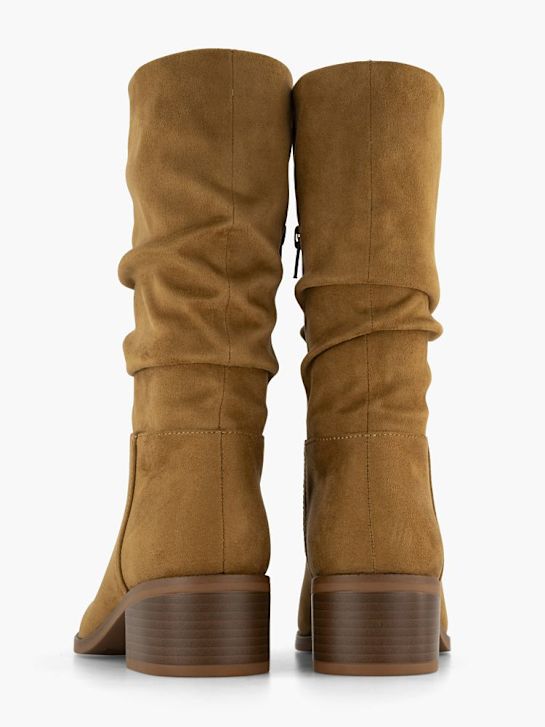 graceland knee high boot marrone deichmann