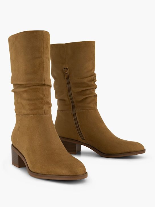 graceland knee high boot marrone deichmann