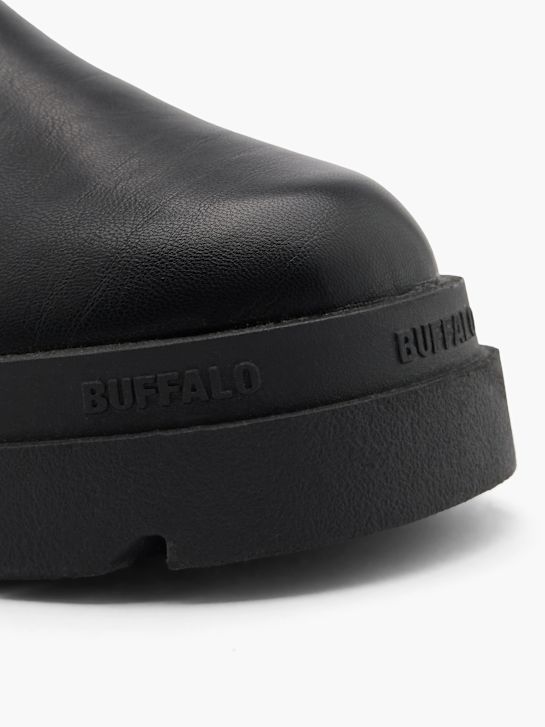 buffalo ginocchio stivale alto nero deichmann
