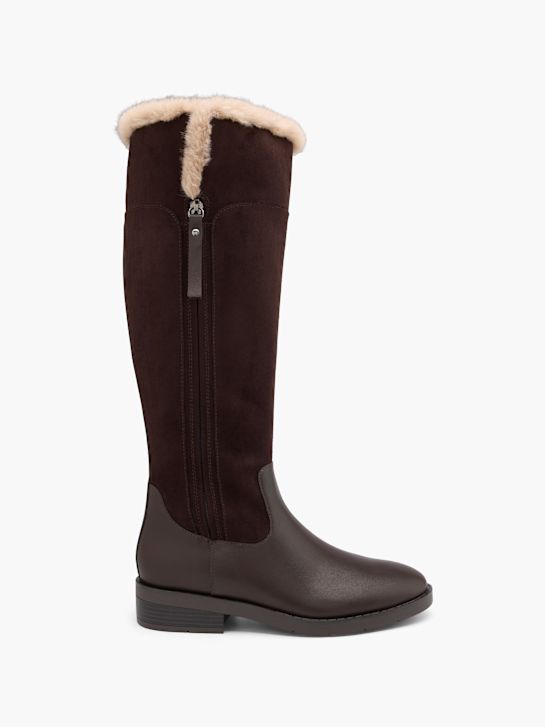 graceland knee high boot marrone deichmann