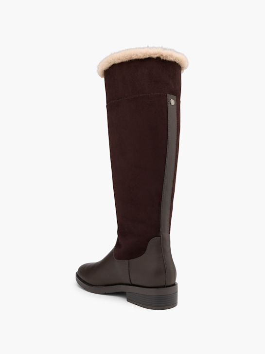 graceland knee high boot marrone deichmann